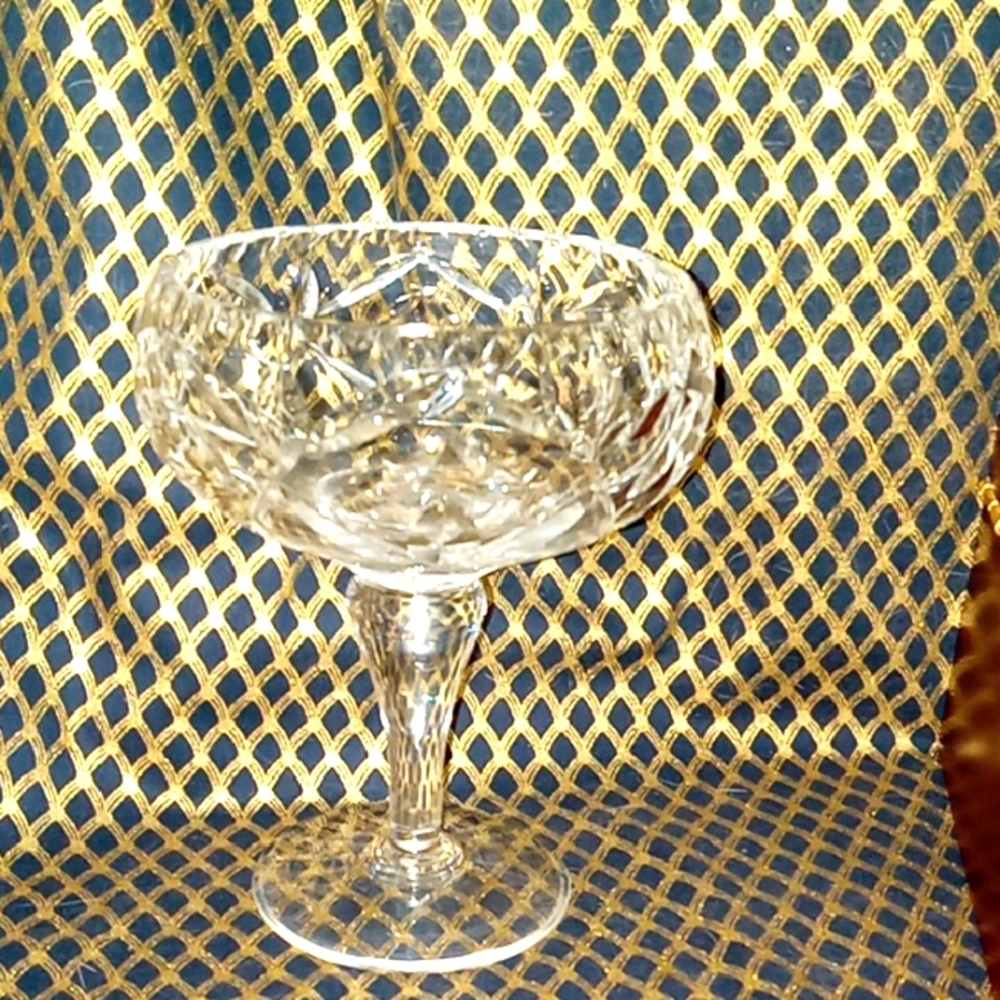 Elegant lead Crystal Glass Goblet or compote
